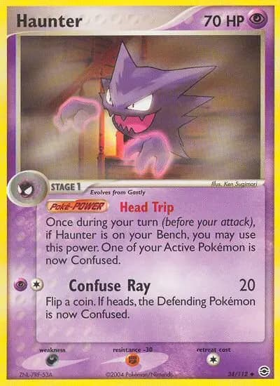 Haunter — FireRed & LeafGreen card #34