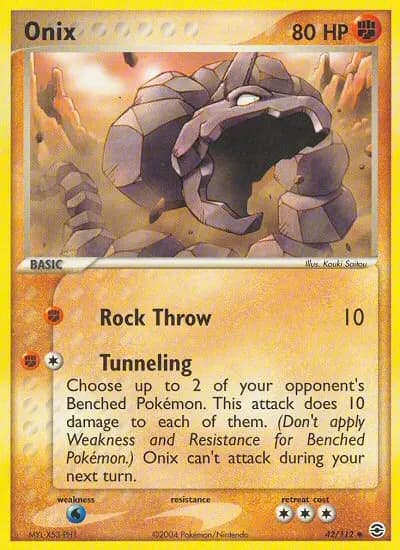 Onix — FireRed & LeafGreen card #42