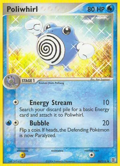 Poliwhirl — FireRed & LeafGreen card #46