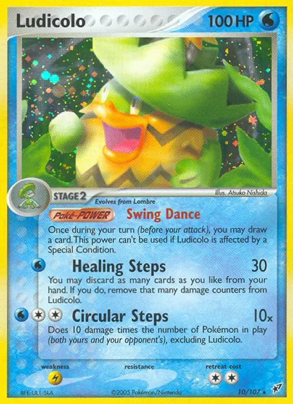 Ludicolo — Deoxys card #10