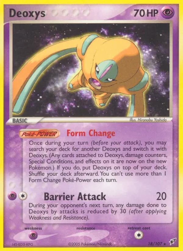 Deoxys — Deoxys card #18
