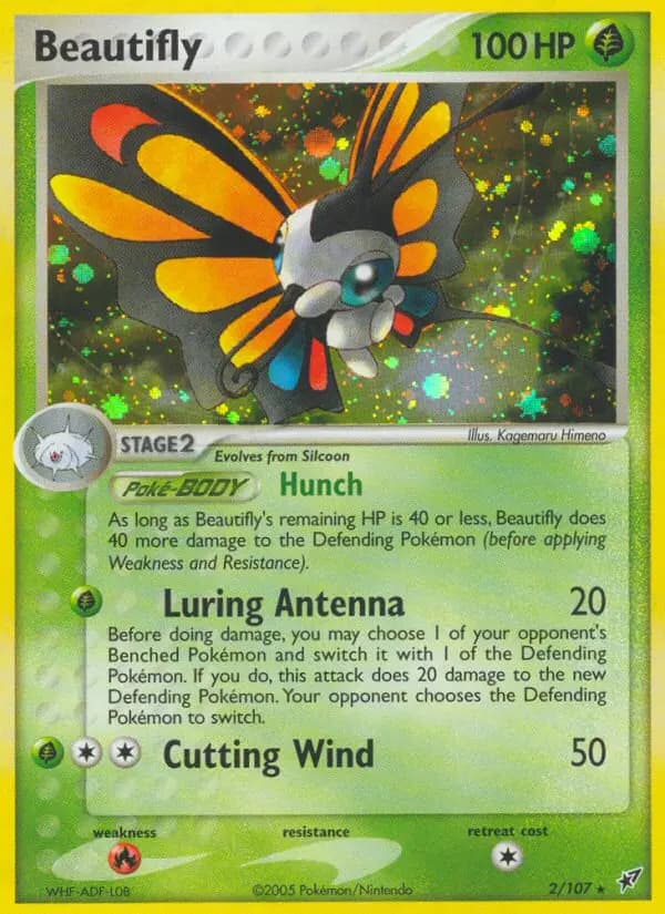 Beautifly — Deoxys card #2