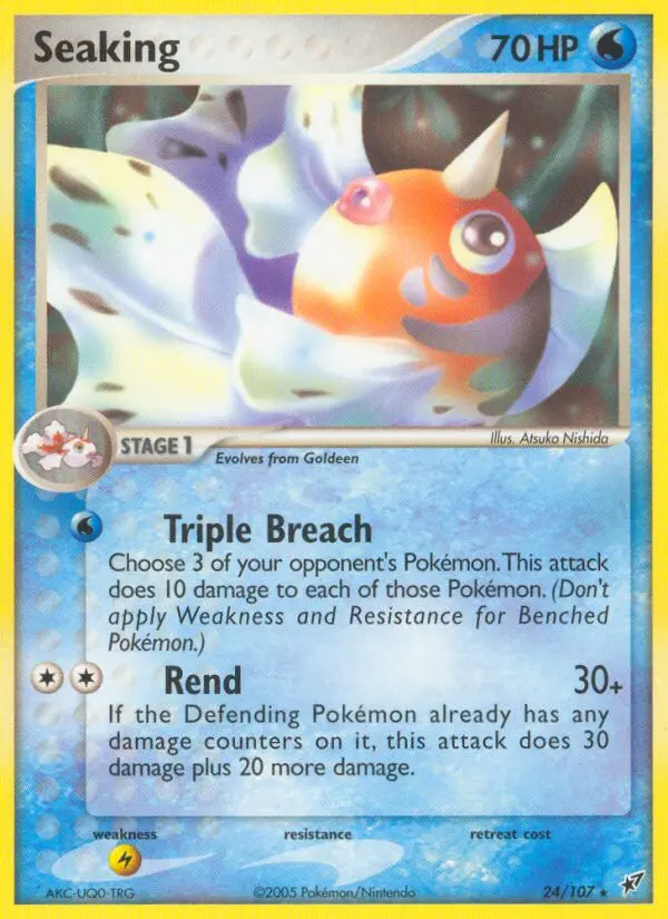 Seaking — Deoxys card #24
