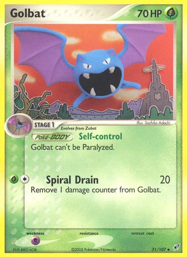 Golbat — Deoxys card #31