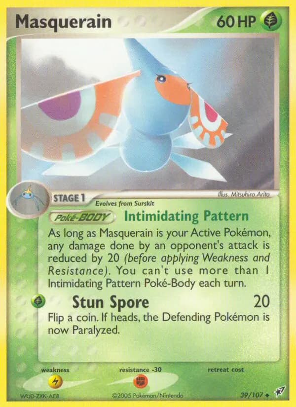 Masquerain — Deoxys card #39