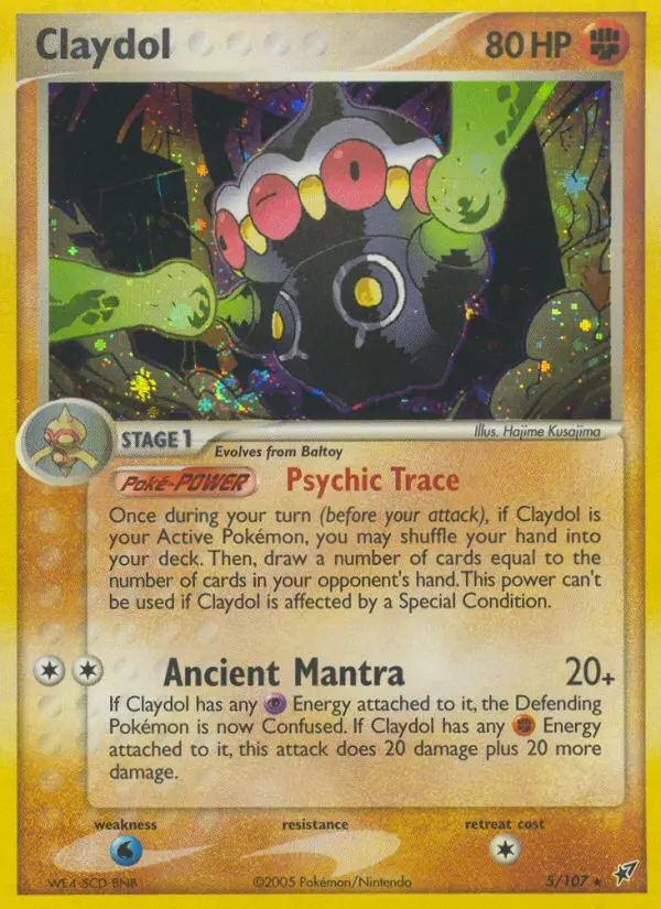 Claydol — Deoxys card #5