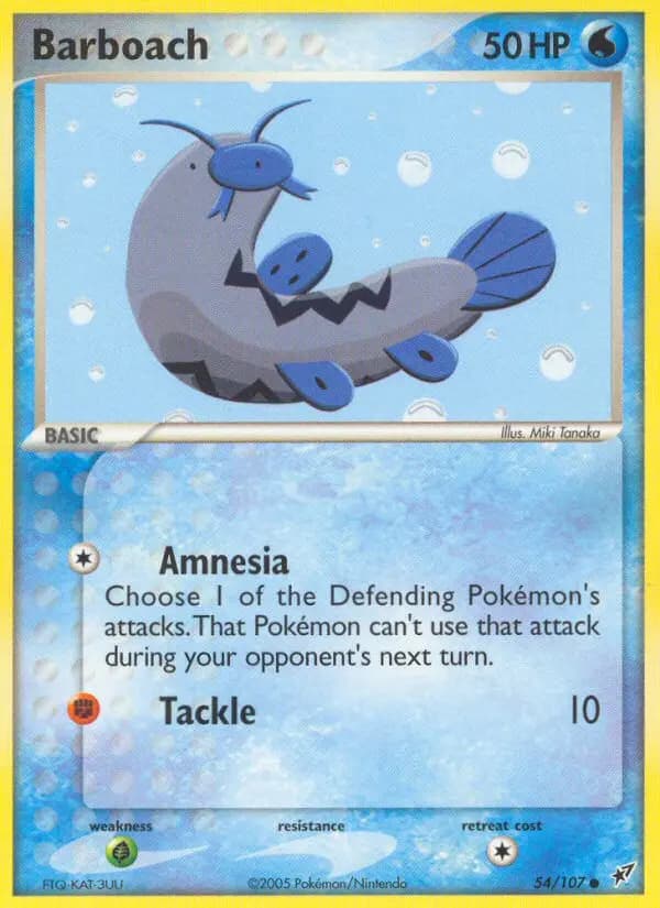 Barboach — Deoxys card #54