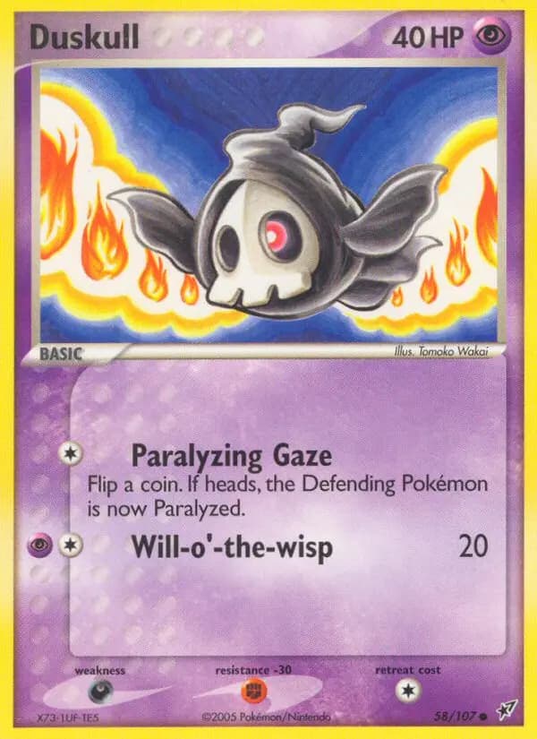 Duskull — Deoxys card #58