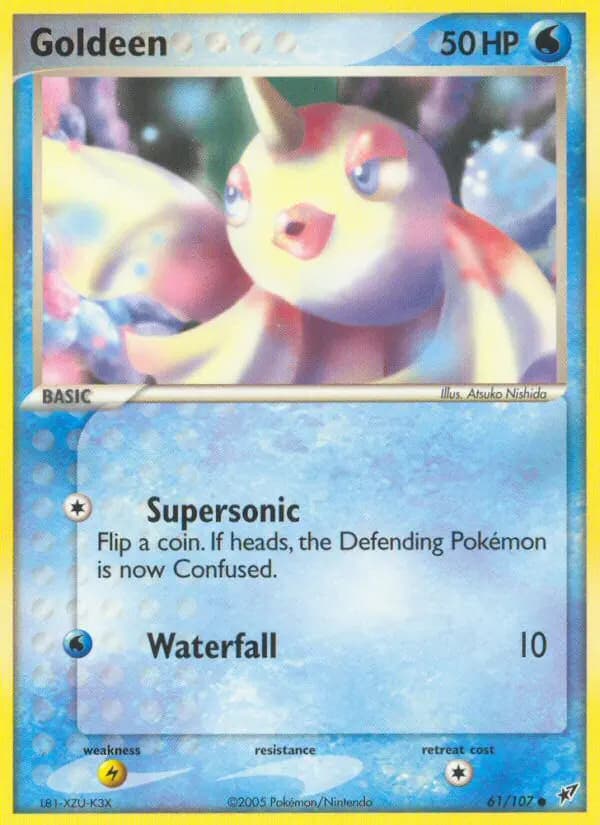Goldeen — Deoxys card #61