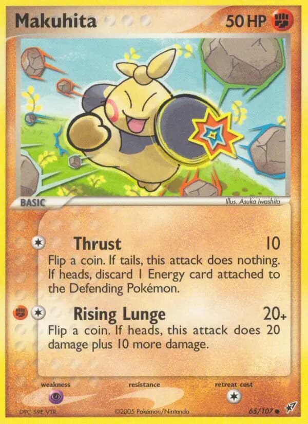Makuhita — Deoxys card #65