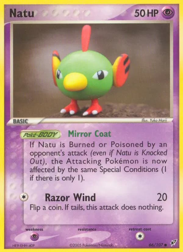 Natu — Deoxys card #66