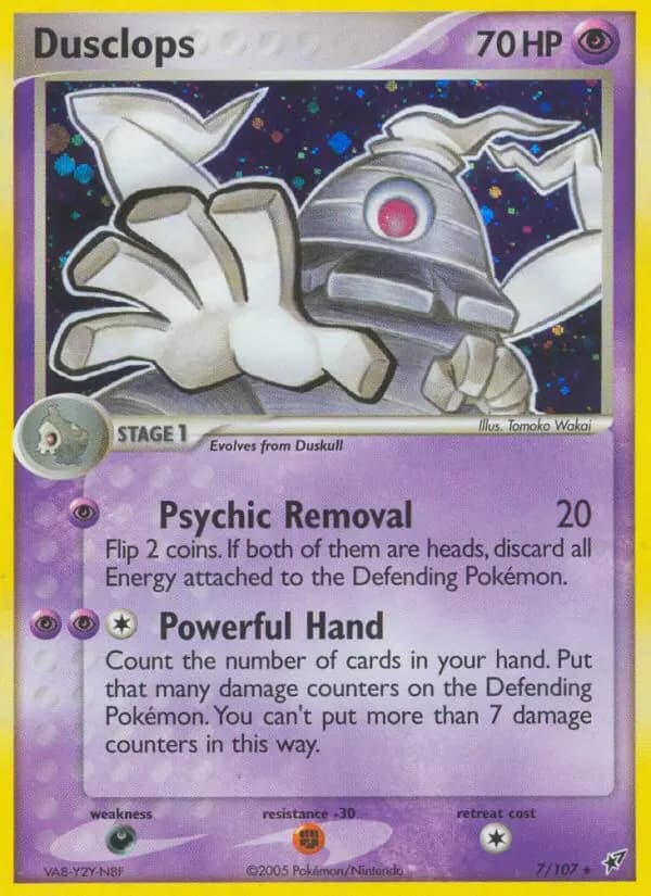 Dusclops — Deoxys card #7