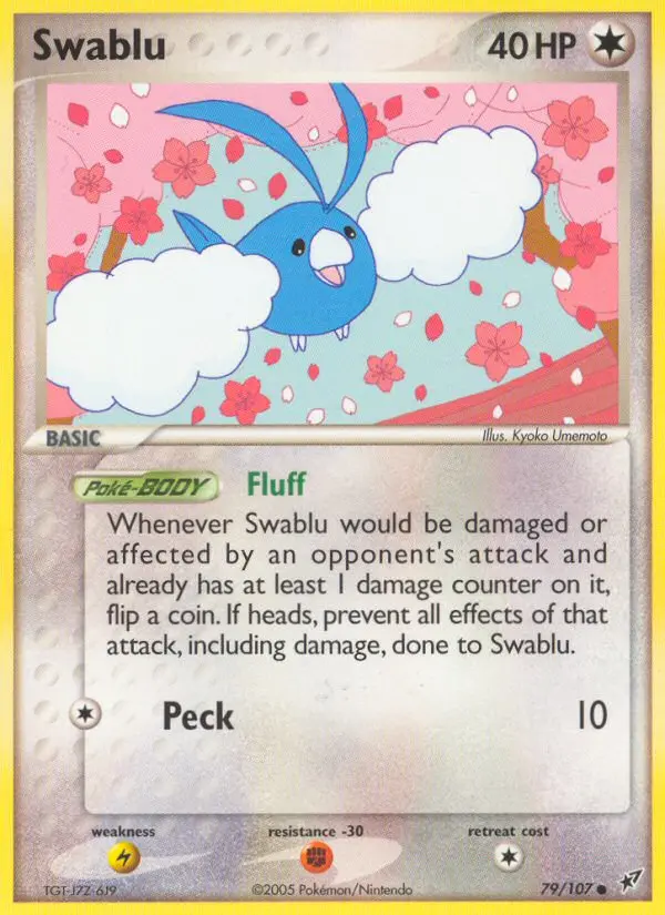 Swablu — Deoxys card #79