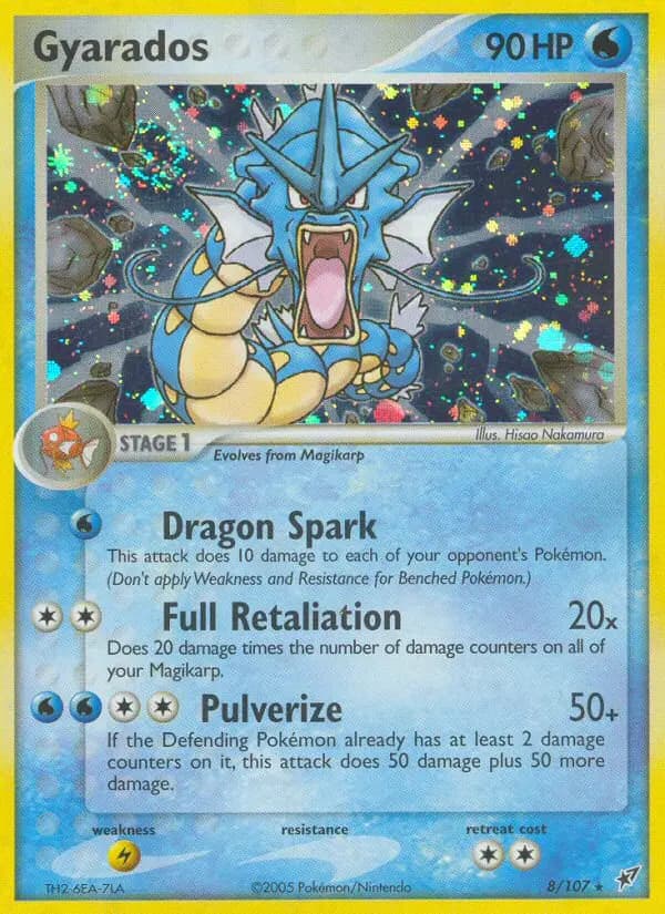 Gyarados — Deoxys card #8