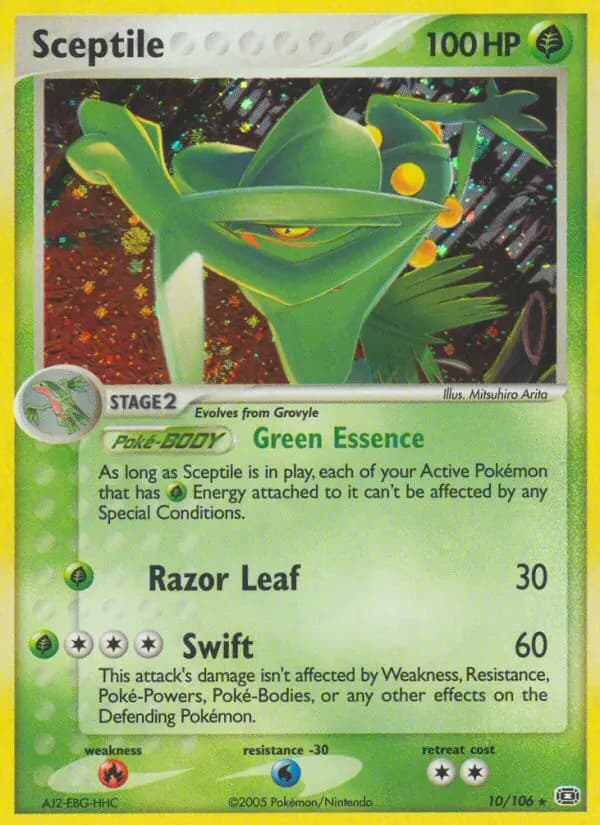 Sceptile — Emerald card #10