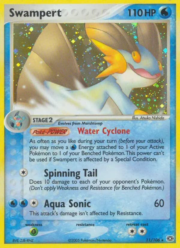 Swampert — Emerald card #11