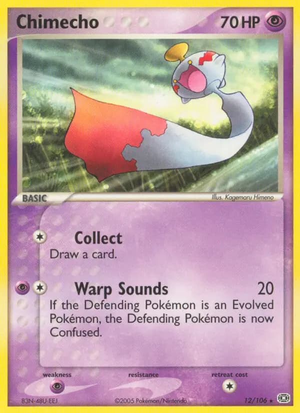Chimecho — Emerald card #12