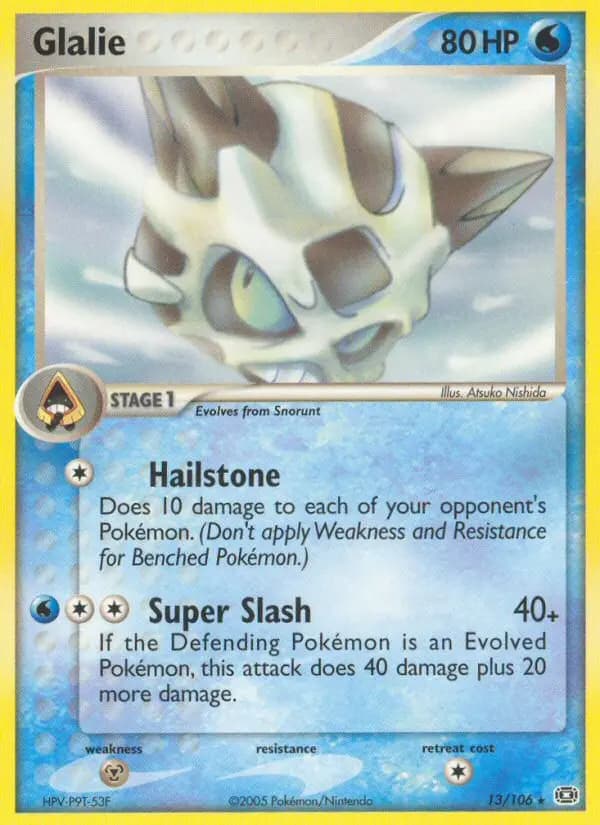 Glalie — Emerald card #13