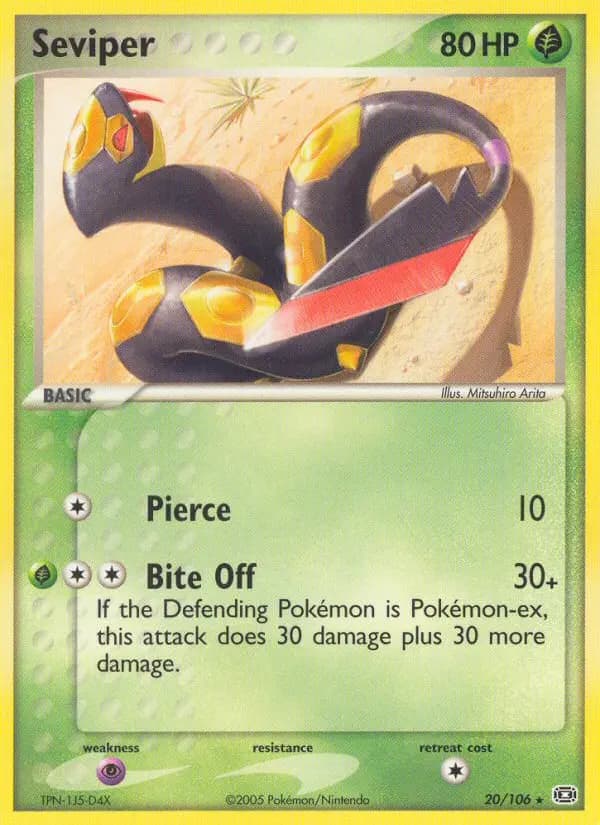 Seviper — Emerald card #20