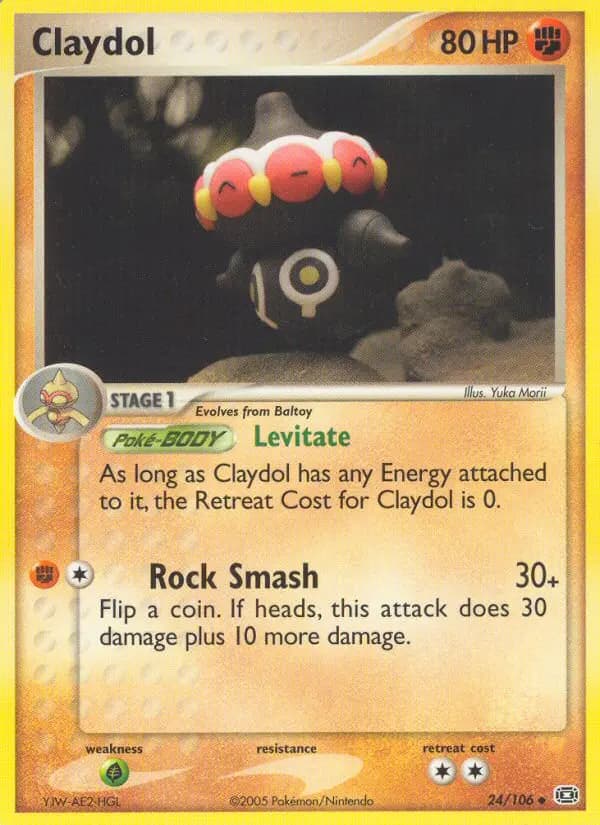 Claydol — Emerald card #24
