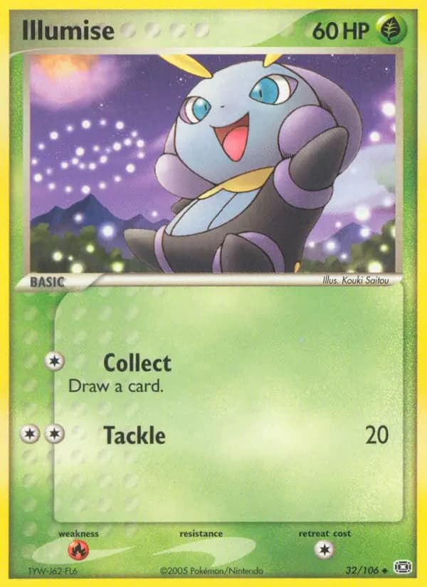 Illumise — Emerald card #32