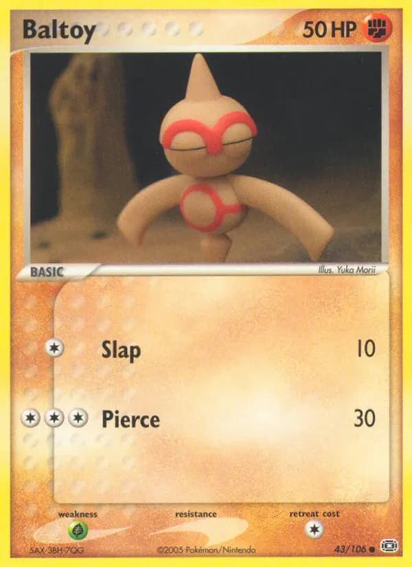 Baltoy — Emerald card #43