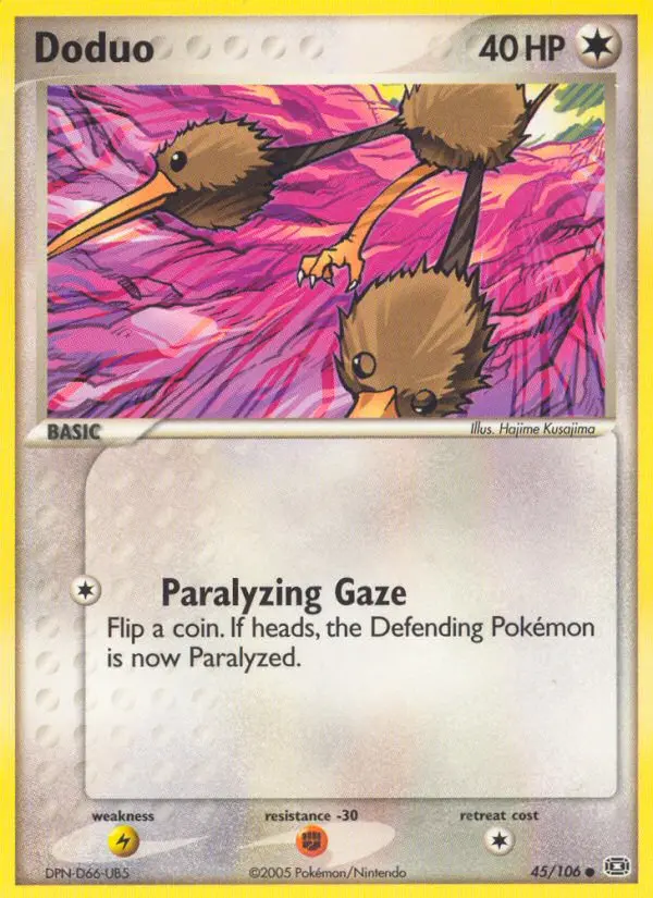 Doduo — Emerald card #45