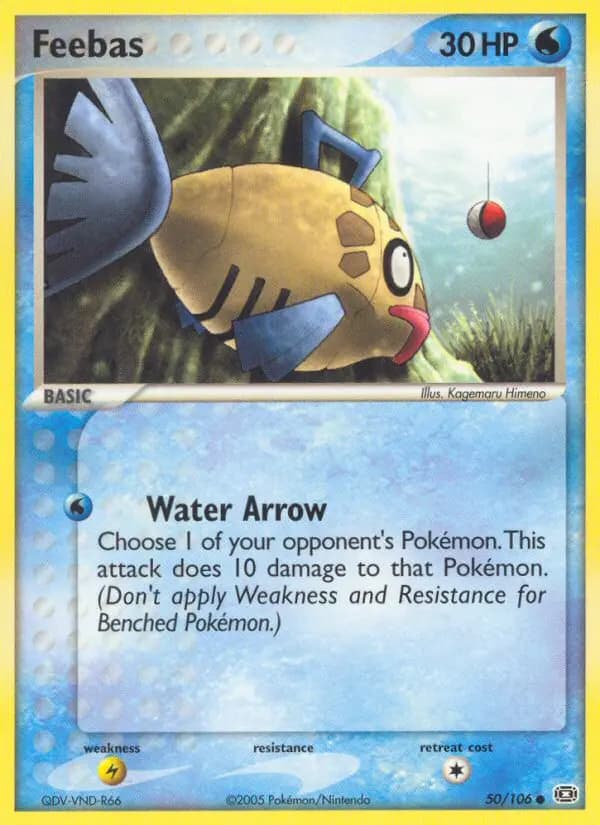 Feebas — Emerald card #50