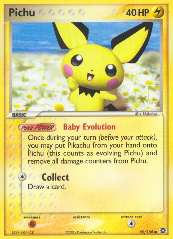 Pichu — Emerald card #59