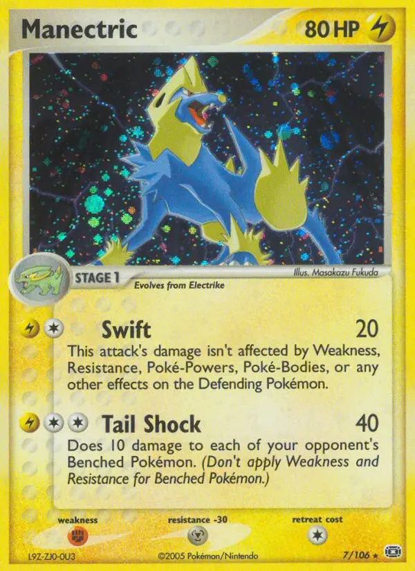 Manectric — Emerald card #7