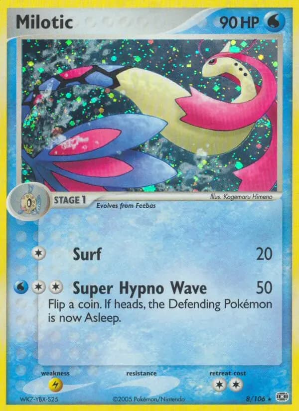 Milotic — Emerald card #8