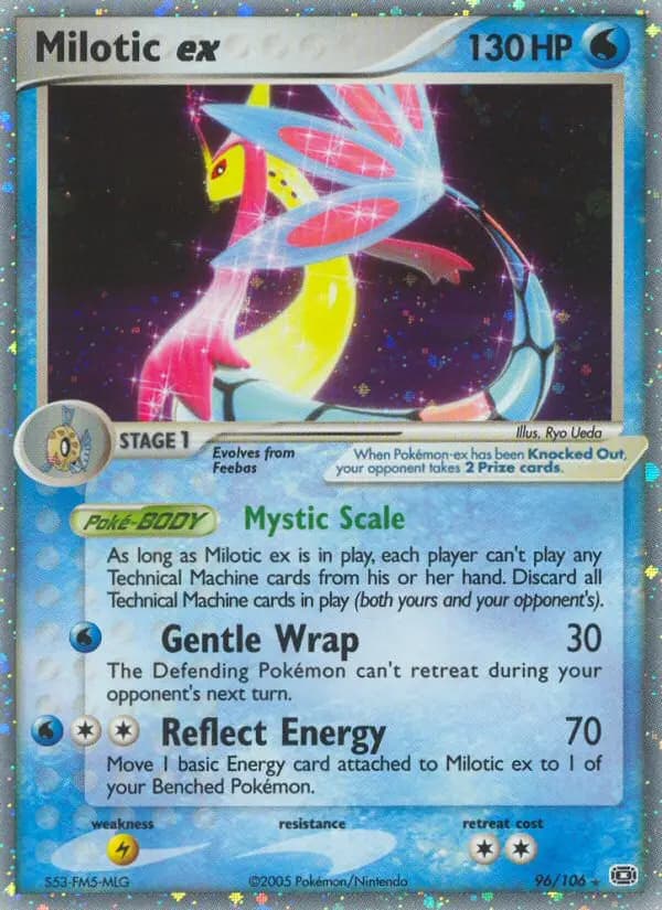 Milotic ex — Emerald card #96