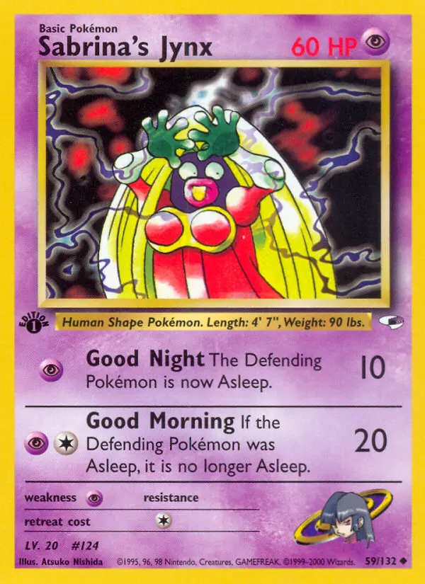 Sabrina's Jynx — Gym Heroes card #59