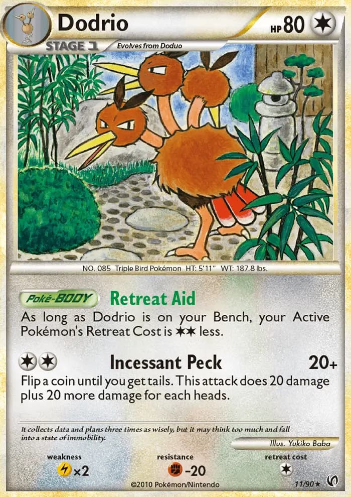 Dodrio — Undaunted card #11