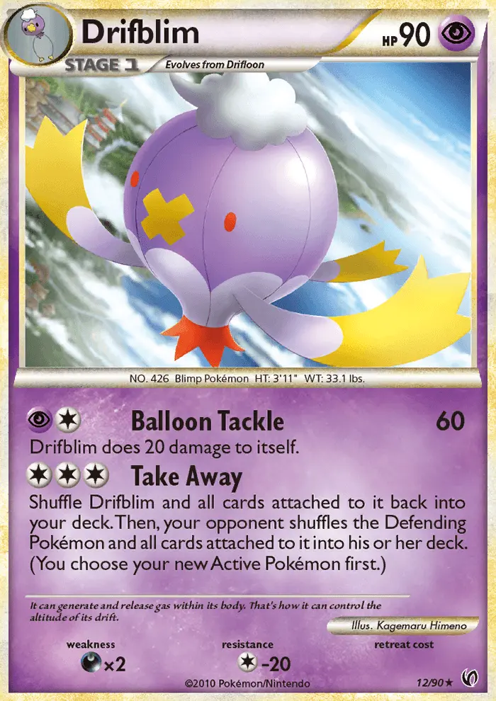 Drifblim — Undaunted card #12