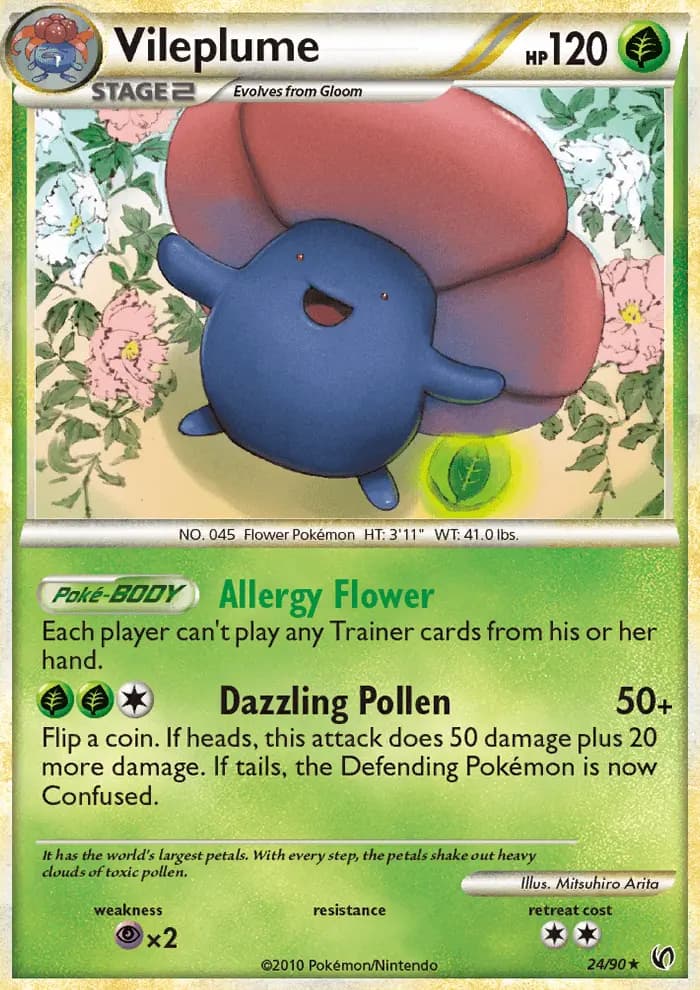 Vileplume — Undaunted card #24
