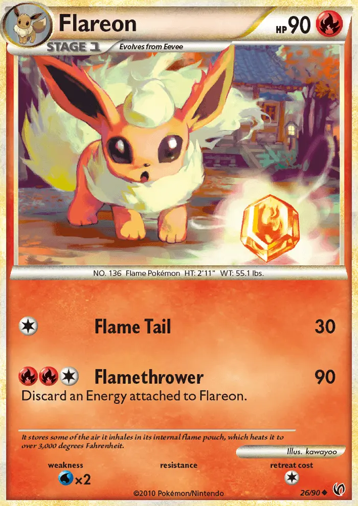 Flareon — Undaunted card #26