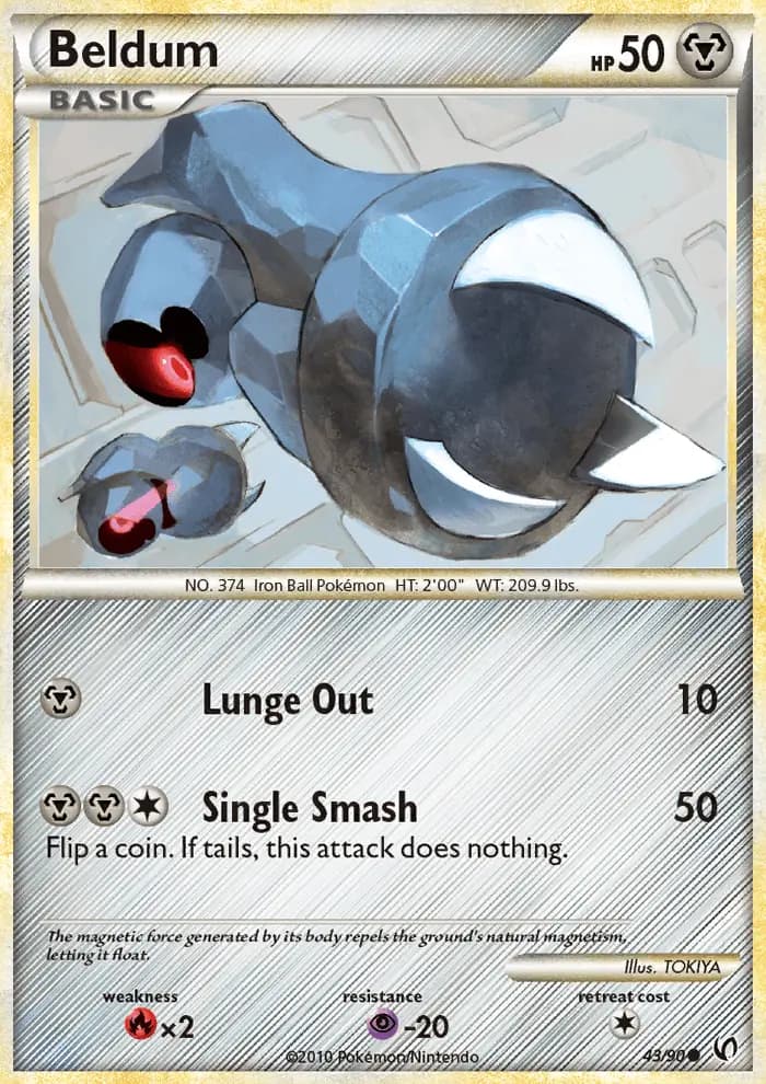 Beldum — Undaunted card #43