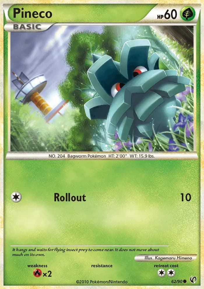 Pineco — Undaunted card #62