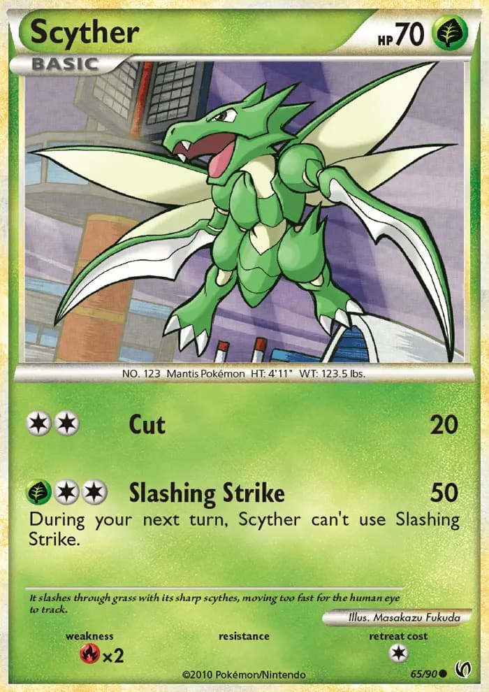 Scyther — Undaunted card #65