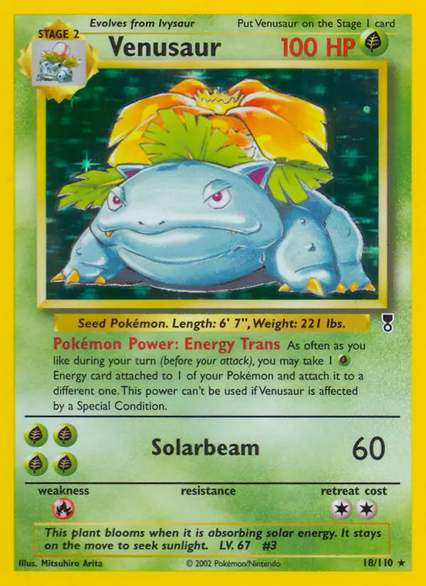 Venusaur — Legendary Collection card #18
