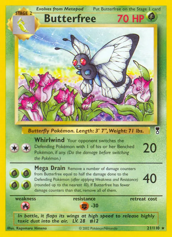 Butterfree — Legendary Collection card #21