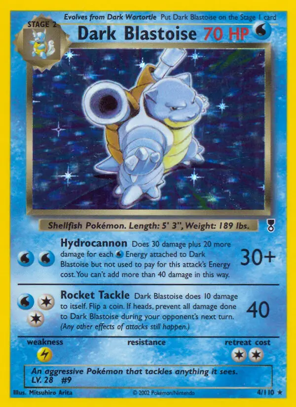 Dark Blastoise — Legendary Collection card #4