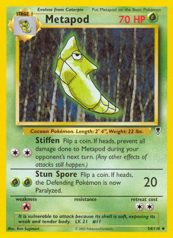 Metapod — Legendary Collection card #54