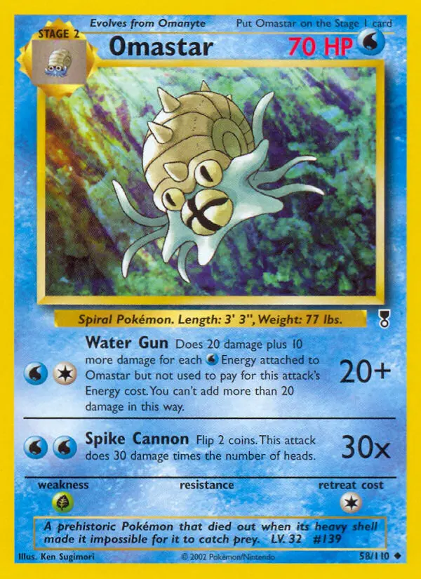 Omastar — Legendary Collection card #58