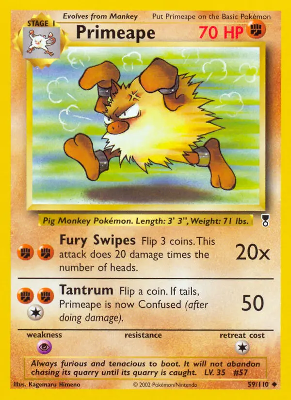Primeape — Legendary Collection card #59
