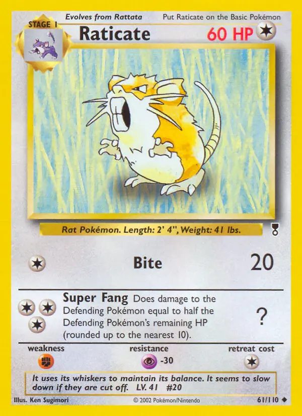 Raticate — Legendary Collection card #61