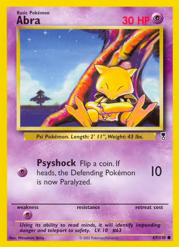 Abra — Legendary Collection card #67
