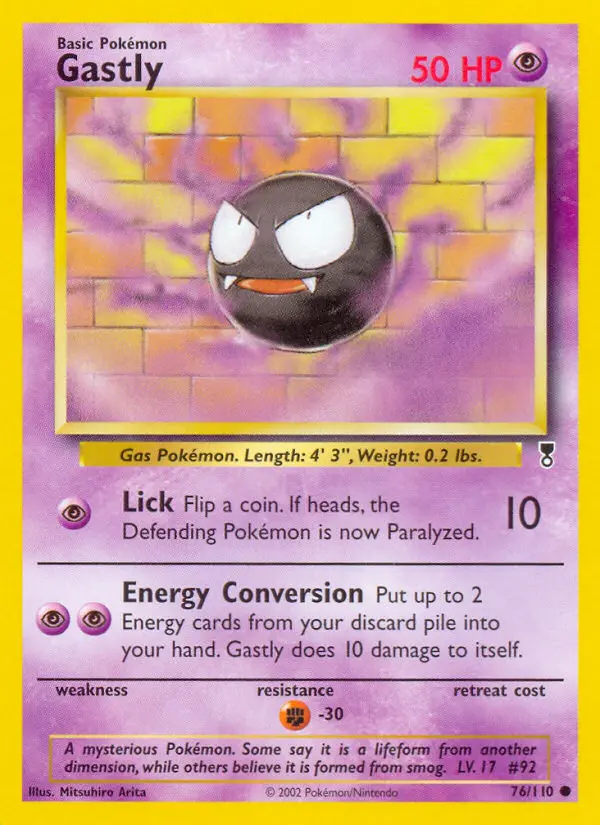 Gastly — Legendary Collection card #76