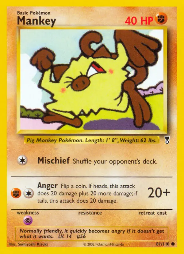 Mankey — Legendary Collection card #81